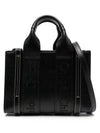 Woody Leather Mini Tote Bag Black - CHLOE - BALAAN 1