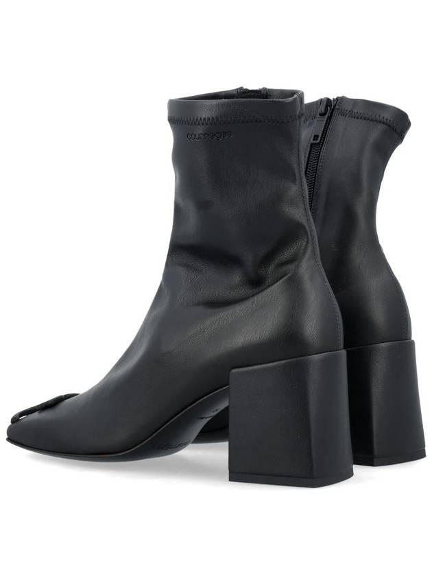 Women s Re Edition Square Middle Boots Black - COURREGES - BALAAN 5