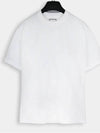 Jellyfish Back Logo Cotton Short Sleeve T-Shirt White - WOOYOUNGMI - BALAAN 4