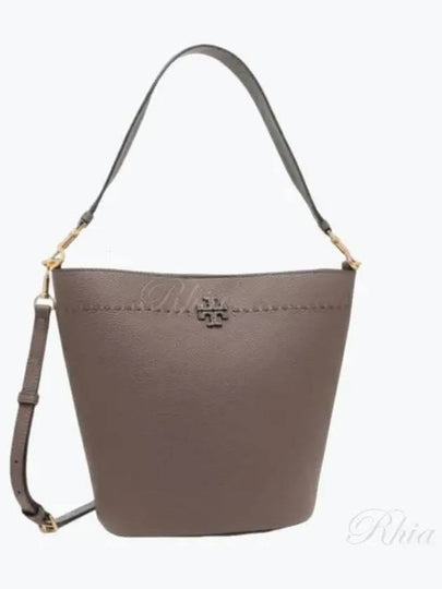 McGraw Logo Bucket Bag Grey - TORY BURCH - BALAAN 2