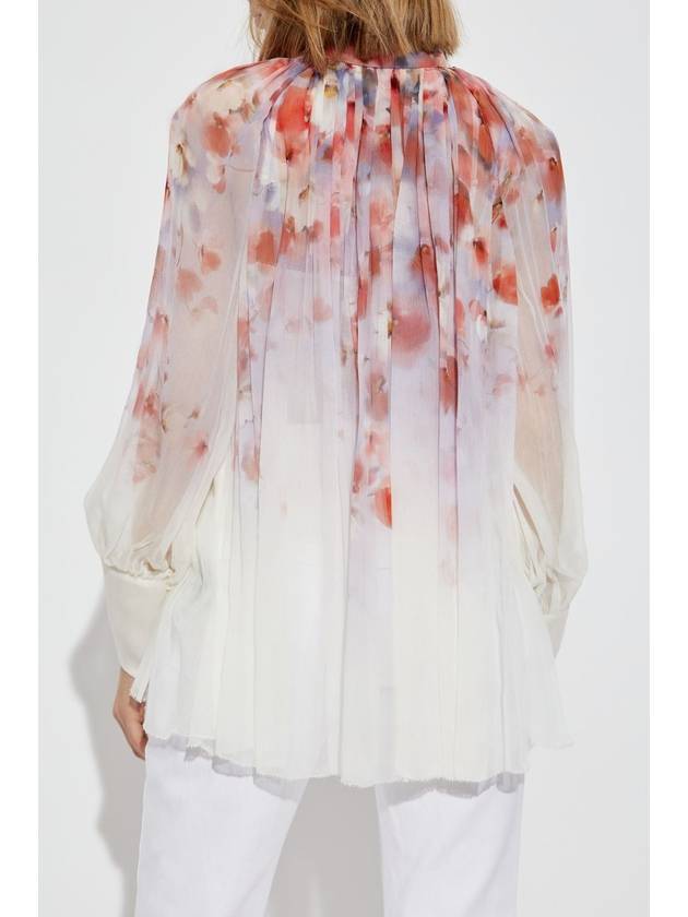 Zimmermann Loose-fitting Shirt With Floral Motif, Women's, Multicolour - ZIMMERMANN - BALAAN 4