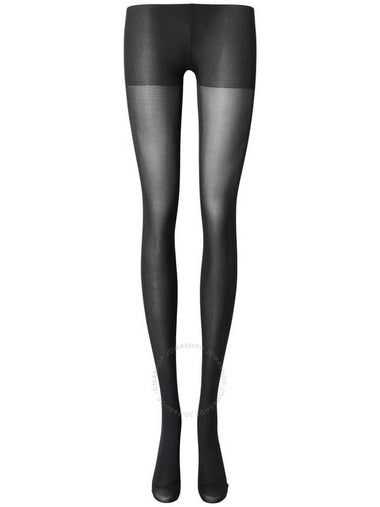 Burberry Ladies Black Crystal Letter Graphic Tights Size Medium - BURBERRY - BALAAN 1