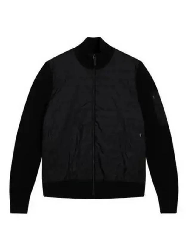 Beck Knit Hybrid Zip-Up Jacket Black - J.LINDEBERG - BALAAN 2