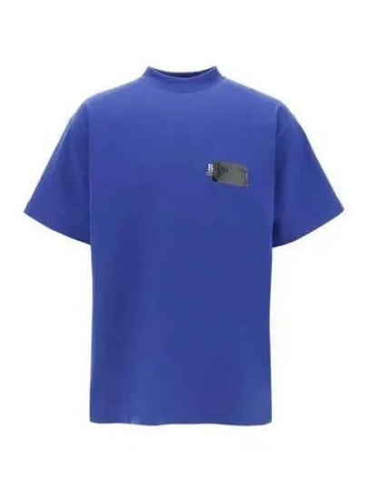 Gaffer Political Campaign Short Sleeve T-Shirt Blue - BALENCIAGA - BALAAN 2