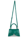 Hourglass Crocodile Small Tote Bag Green - BALENCIAGA - BALAAN 6