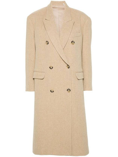 Lexana Wool Blend Double Coat Ecru - ISABEL MARANT ETOILE - BALAAN 2