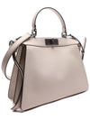 Peekaboo I See You Medium Tote Bag White - FENDI - BALAAN 4