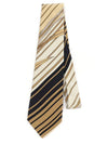 100 silk multi color striped pattern tie - LEONARD - BALAAN 3