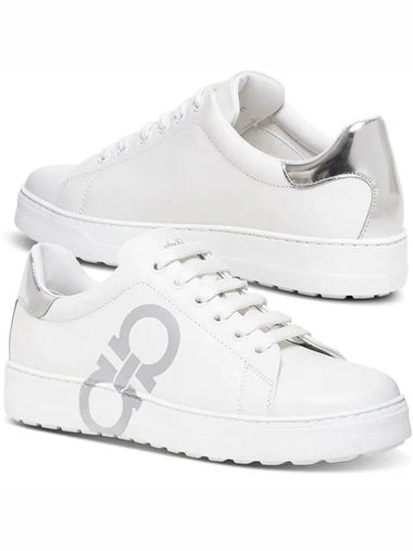 Women's Number NUMBER Double Gancini Sneakers 0747218 - SALVATORE FERRAGAMO - BALAAN 1