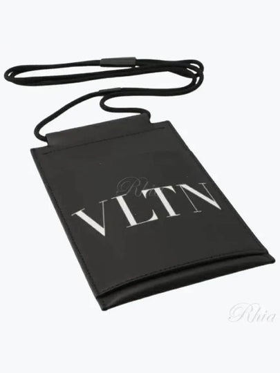 Logo Strap Phone Cross Bag Black - VALENTINO - BALAAN 2