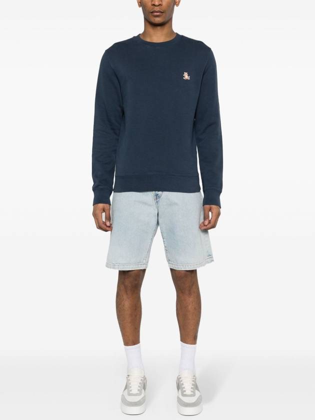 Fox Head Patch Regular Sweatshirt Midnight Blue - MAISON KITSUNE - BALAAN 3