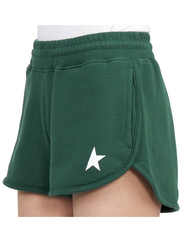 Star Collection White Star Green Diana Shorts Green - GOLDEN GOOSE - BALAAN 9