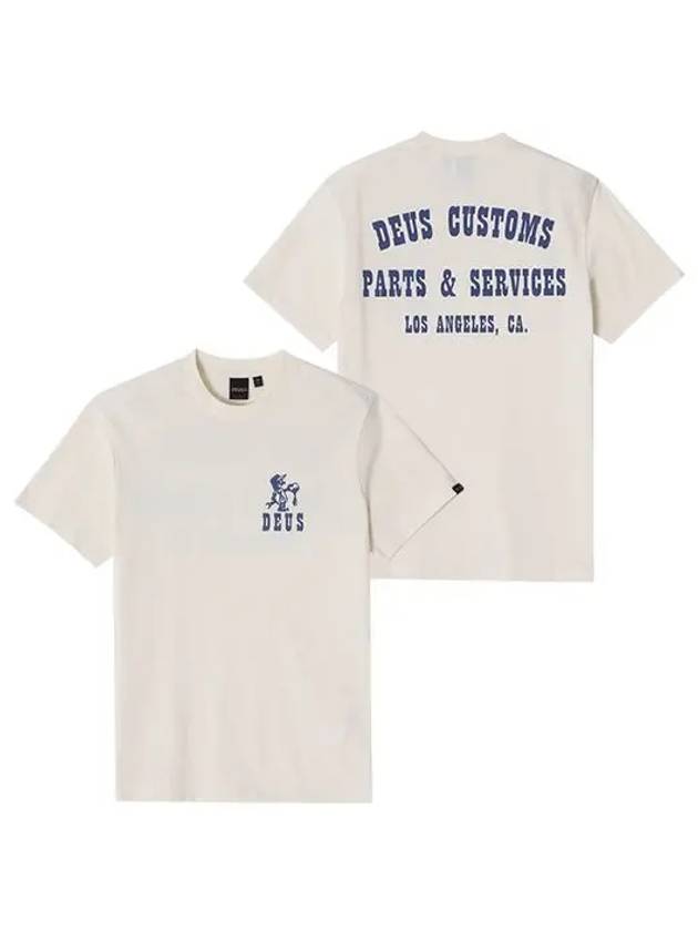 Old Town Short Sleeve T-Shirt Vintage White - DEUS EX MACHINA - BALAAN 3