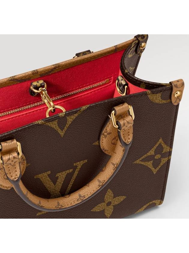 Women's OnTheGo PM Monogram Tote Bag Brown - LOUIS VUITTON - BALAAN 5