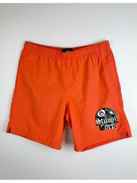 8 Ball Corp Nylon Shorts Coral - STUSSY - BALAAN 2