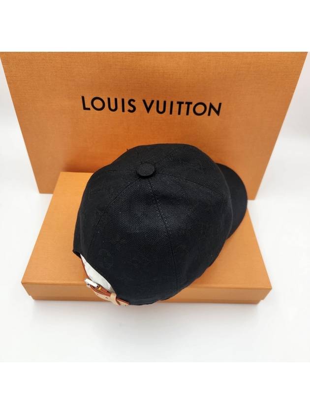 Monogram Essential Ball Cap Black - LOUIS VUITTON - BALAAN 6