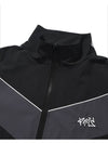 Phos Track JacketBlack Unisex Logo Track Jacket Windbreaker Black - PHOS333 - BALAAN 4