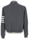 4 Bar Stripe Bomber Jacket Grey - THOM BROWNE - BALAAN 3