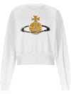 Logo Print Cotton Sweatshirt White - VIVIENNE WESTWOOD - BALAAN 2