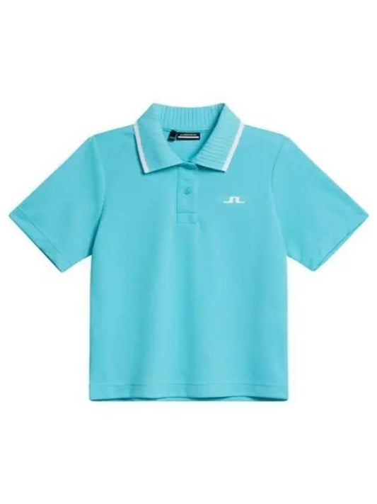 24 CARINA JACQUARD POLO AWJT11289 O140 Women s - J.LINDEBERG - BALAAN 1