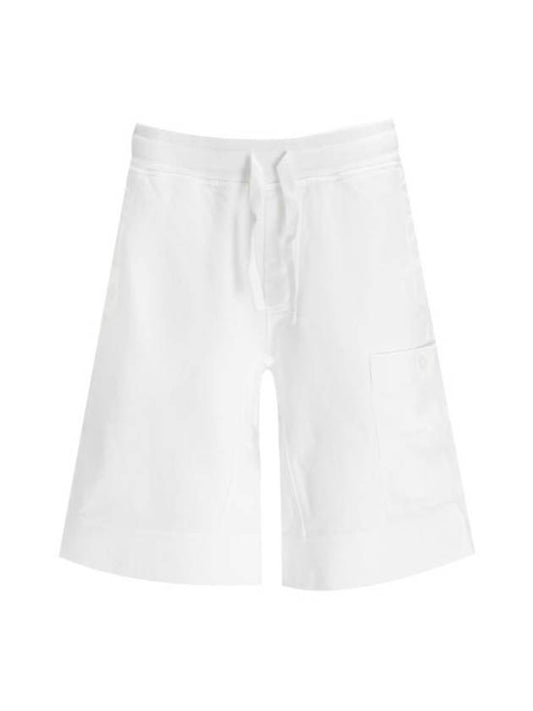 Side Patch Pocket Drawstring Shorts White - TEN C - BALAAN 1