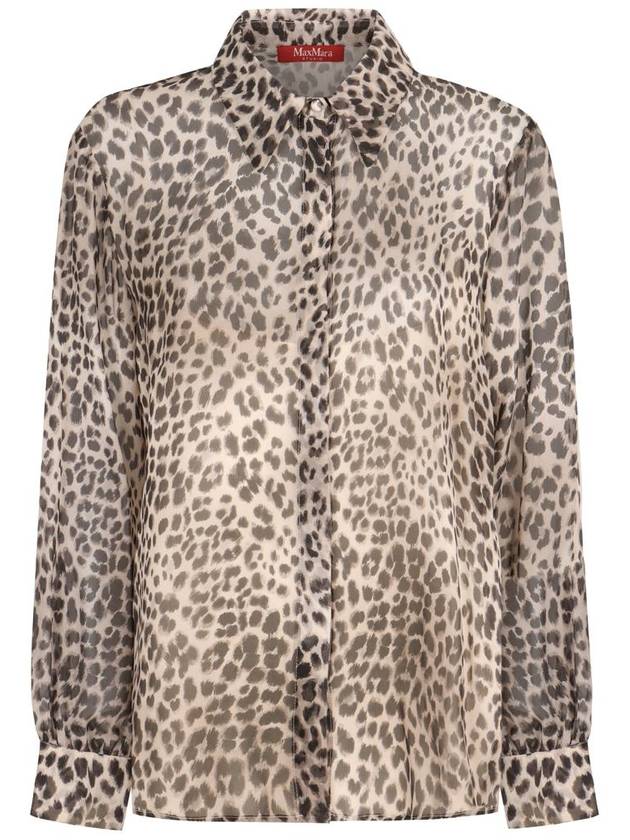 Max Mara Studio Valzer Printed Silk Shirt - MAX MARA - BALAAN 1