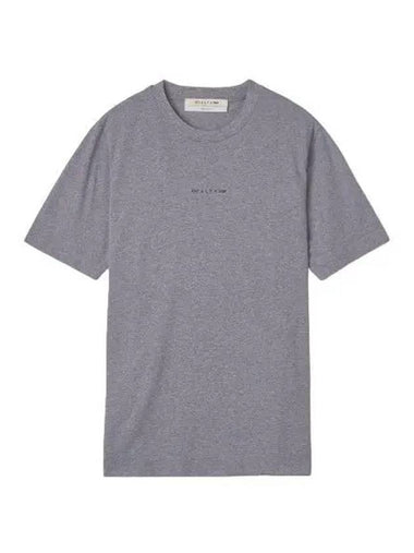 Melt Circle Logo Short Sleeve T Shirt Gray - 1017 ALYX 9SM - BALAAN 1