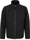 Wappen Patch Soft Shell Zip-up Jacket Black - STONE ISLAND - BALAAN 1