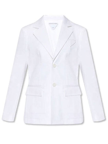 Classic Twill Jacket White - BOTTEGA VENETA - BALAAN 1