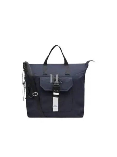 Buckle Detail Zip-Up Tote Bag Navy - A.P.C. - BALAAN 2