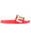 Logo Rubber Slippers Red - ISABEL MARANT - BALAAN 1