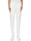 Diagonal Raised Fleece Track Pants White - CP COMPANY - BALAAN 3