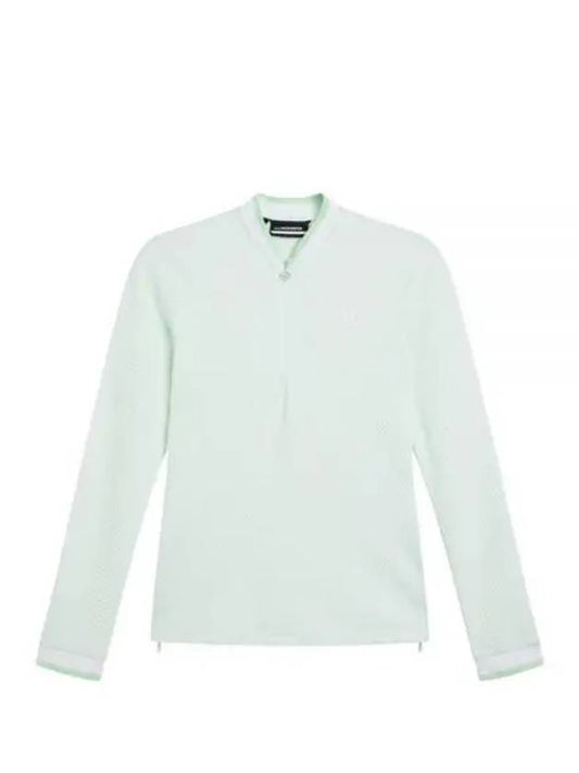 Leonora Mid Layer Long Sleeve T-Shirt Patina Green - J.LINDEBERG - BALAAN 1