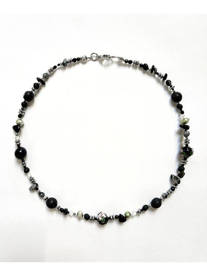 Necklace_PERSEPHONE BLACK Women's necklace black - RUBATI - BALAAN 2