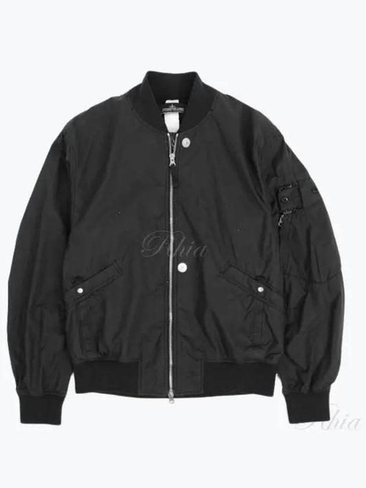 Men's Shadow Project Bomber Jacket Black - STONE ISLAND - BALAAN 2