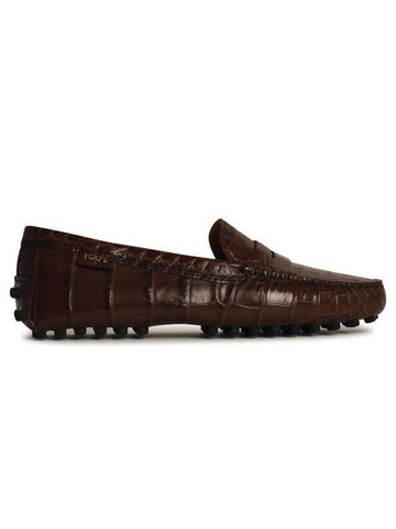 Tod'S 'Gommino' Brown Leather Loafers - TOD'S - BALAAN 1