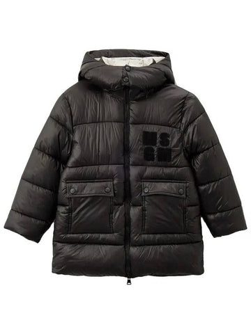 Kids Two Pocket Padding Black F4MSJUPF011 110 - MSGM - BALAAN 1