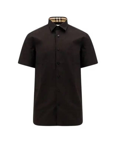 Organic Cotton Polo Shirt Black - BURBERRY - BALAAN 2