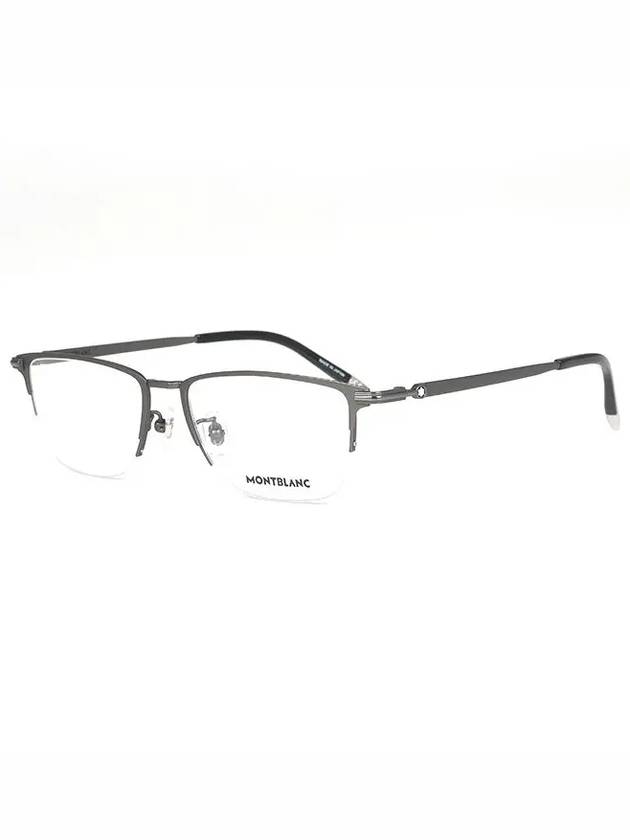 Silmont semi-rimless titanium glasses gray - MONTBLANC - BALAAN.