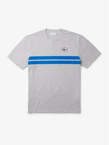 Men s Color Tipping Print Back Big Graphic Match T shirt TH8590 54G CCA Domestic Product GQ2N24050887365 - LACOSTE - BALAAN 1