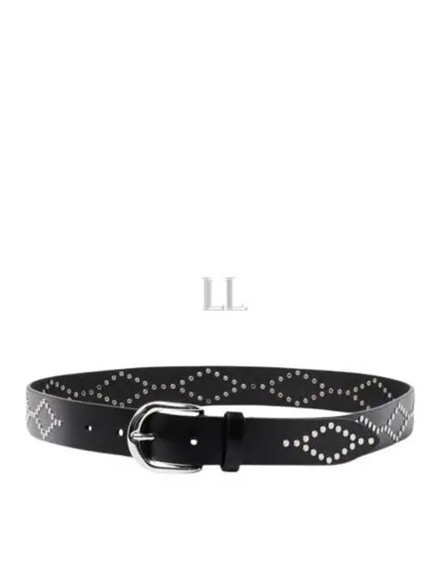 Liliana Studded Leather Belt Black - ISABEL MARANT - BALAAN 2