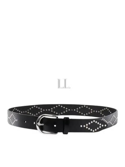 Liliana Studded Leather Belt Black - ISABEL MARANT - BALAAN 2