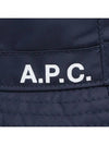 Logo Nylon Bucket Hat Navy - A.P.C. - BALAAN 5