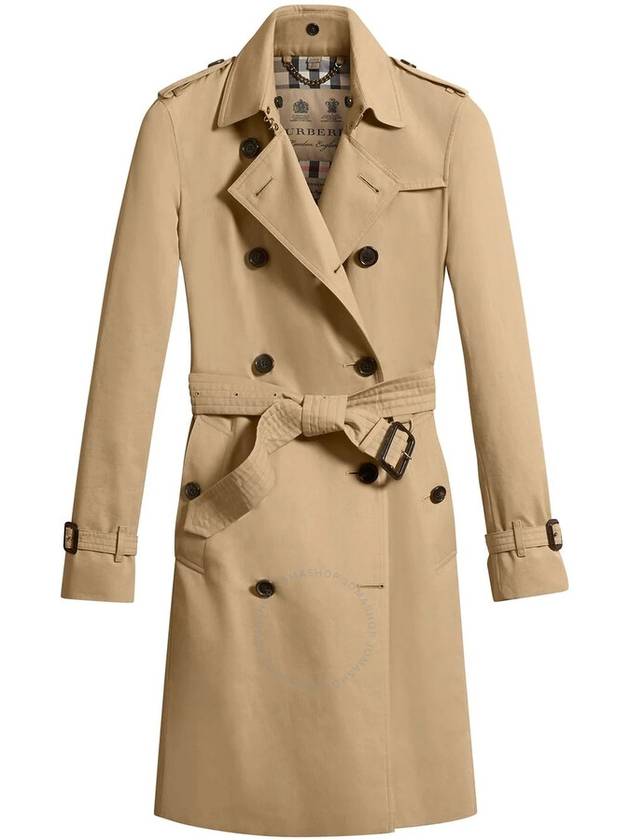 Burberry The Kensington Long Trench Coat, Brand Size 6 (US Size 4) - BURBERRY - BALAAN 3