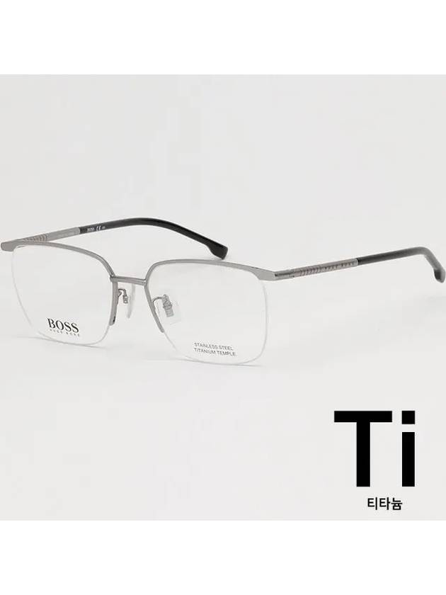 Hugo Boss titanium glasses frame BOSS1225F R81 light men s semi rimless - HUGO BOSS - BALAAN 1