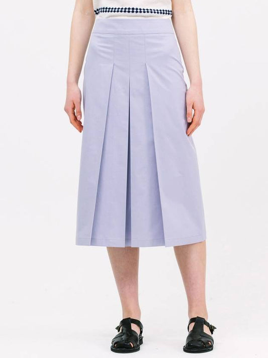 3 tuck A line skirt_lavender - JUN BY JUN K - BALAAN 1