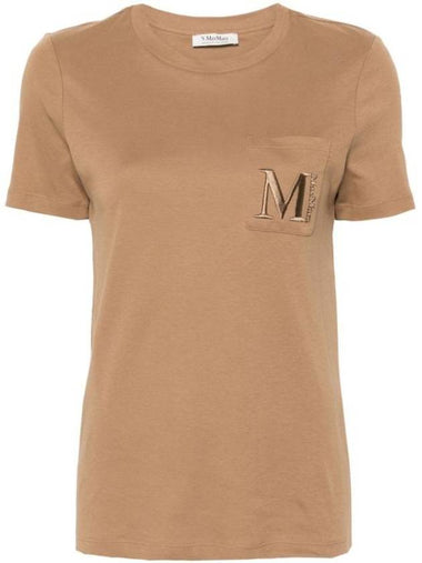 Madera Short Sleeve T-Shirt Brown - S MAX MARA - BALAAN 1