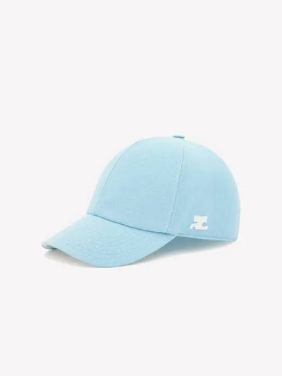 Signature Cotton Ball Cap Turquoise - COURREGES - BALAAN 2