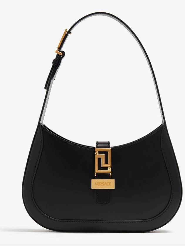 Greca Goddess Small Hobo Shoulder Bag Black - VERSACE - BALAAN 2