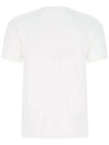 Men's Logo Print Short Sleeve T-Shirt White - CP COMPANY - BALAAN 4